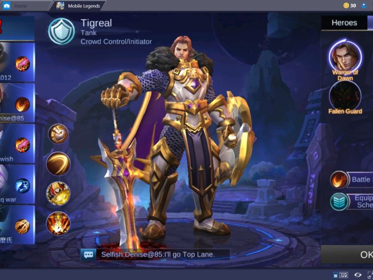 Top Hero Mobile Legends