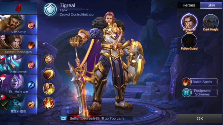 Top Hero Mobile Legends