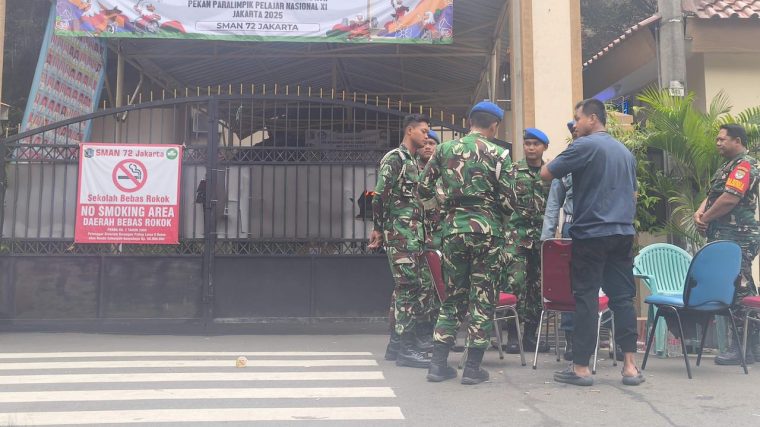 Situasi Terkini SMAN 72 Kelapa Gading Pasca Ledakan, Sekolah Masih Dijaga Ketat