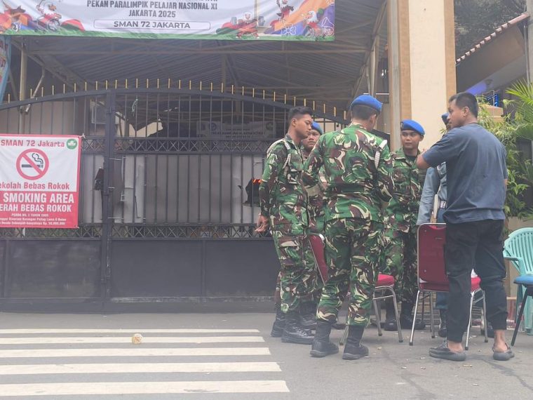 Situasi Terkini SMAN 72 Kelapa Gading Pasca Ledakan, Sekolah Masih Dijaga Ketat